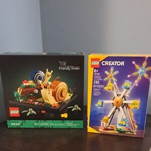 LEGO Ideas Snail Adventure & Creator Ferris Wheel Set